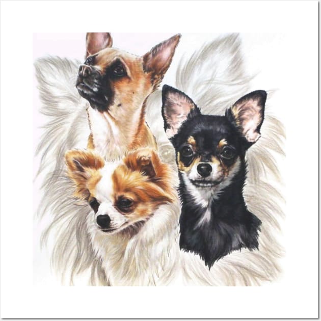 Chihuahua Montage Wall Art by BarbBarcikKeith